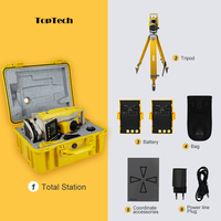 Station totale Toptech TKS-R15 à prix abordable, avec batterie longue durée et fonction sans prisme 1500m