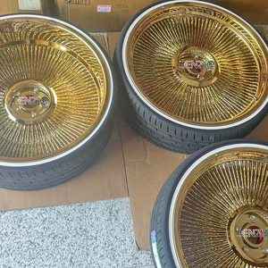 Customised New 24''/26'' 9/10 150 Spoke Steel Chrome Finish Wire Wheels Aluminum Alloy 13/22/24/26 Inches New - Product Image 1
