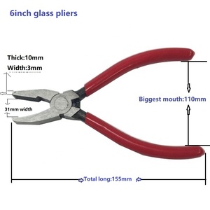 Pinza Industriale OEM da 6 Pollici per Taglio e Creazione Scanalature su Piastrelle in Vetro con Denti - Product Image 6