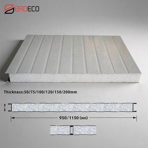 Panneau sandwich en ciment EPS à <span class=keywords><strong>isolation</strong></span> <span class=keywords><strong>thermique</strong></span> pour cloisons intérieures et murs extérieurs - Product Image 3