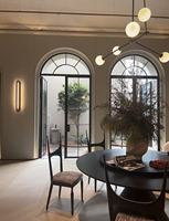 Puerta Arqueada de Acero, Fabricante de Fábrica, Acero Galvanizado Personalizado, Estilo Francés Moderno, Marco Delgado, Aislamiento Térmico, para Exterior/Dormitorio
