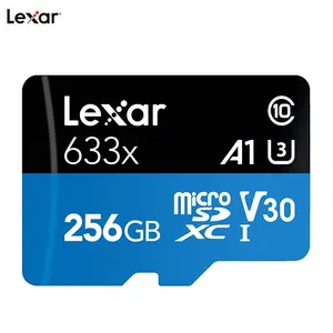 100% original wholesale price in stock Lexar High Performance 633x 32GB 256GB MicroSDXC UHS-I Card (LSDMI256BBNL633A)