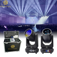 Luz Móvil de Cabeza con Anillo LED de 300W, DMX512, Luz de DJ para Fiestas y Bodas