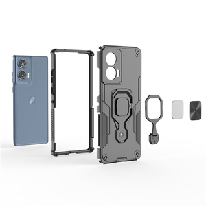 Étui de téléphone avec support magnétique de luxe pour Moto Edge 50 Fusion 5G, coque antichoc - Product Image 3