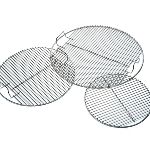 Versatile 60cm/80cm/100cm Welded Steel <b>Grill</b> Grate Fire Bowls <b>for</b> Fence Use Outdoor Kitchen BBQ Party Camping Pan <b>Mesh</b> Stick Net - Product Image 1