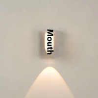 Applique murale à LED extérieure simple étanche en aluminium pour porte et balcon laveuse murale IP 65 éclairage d'escalier à la maison appliques murales extérieures