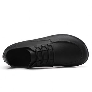 Men's Skateboarding Shoes Microfiber Leather Square Toe Low-top Lace up <b>Flats</b> Retro Handmade Casual Spring Autumn for Male - Product Image 2