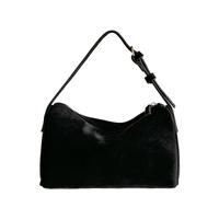 Sac bandoulière en daim pour femme, style rétro de luxe, sacs à main simples et décontractés, sacs à bandoulière pour femme avec logo personnalisé, faible MOQ