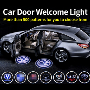 Luces de Bienvenida para Automóvil, Inalámbricas, con Textura de Fibra de Carbono, Luces de Proyección con Sensor Infrarrojo para Puerta, Luces de Piso con Logotipo - Product Image 2