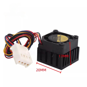 Ventilador PWM Micro de 20 mm, 4 cables, 12 V, 5 V, alta velocidad, silencioso, para portátil y tarjeta gráfica, 2006 - Product Image 3