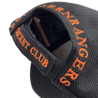 Casquette de baseball noire avec logo brodé en 3D et écusson personnalisés pour activités sportives
