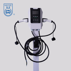 Haiyue 14kW AC Dual Gun New Energy Estación <span class=keywords><strong>de</strong></span> carga rápida para vehículos eléctricos Entrada <span class=keywords><strong>de</strong></span> 220V Estación <span class=keywords><strong>de</strong></span> carga para automóviles montada en el piso - Product Image 1