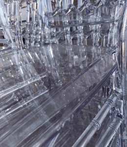 Brand New Banquet <b>Clear</b> Crystal <b>Plastic</b> Acrylic Resin Tiffany Chiavari Wedding <b>Chair</b> for Hotel Restaurant - Product Image 6