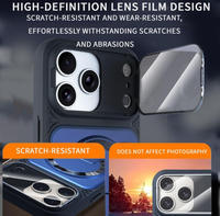 Luxe onzichtbare magnetische kickstand hoes voor iPhone 17 16 15 14 Plus 13 12 18 Pro Max, draadloos opladen mogelijk, met lensbeschermer