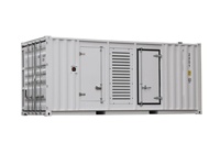 Générateur diesel de type conteneur 1500 kW, groupe électrogène en conteneur ISO, résistant aux intempéries, 50 Hz/60 Hz, pour l'alimentation en énergie des chantiers de construction et des sites isolés
