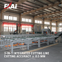Scie à découper automatique FENGKAI SF6060S avec PLC haute précision pour la découpe de planches de palettes EPAL, bois, CE ISO