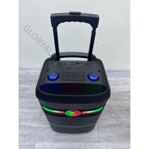 12inch Loa di động với micro RGB đèn Led điều khiển từ xa cho Đảng & sử dụng ngoài trời TWS Aux <span class=keywords><strong>USB</strong></span> TF FM - Product Image 4