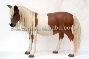 Decoración de jardín Simulación Caballo mecánico a la venta <span class=keywords><strong>Zoo</strong></span> Park Estatuas de <span class=keywords><strong>animales</strong></span> de tamaño real Caballo animatrónico - Product Image 2