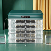 Incubateur à œufs de volaille entièrement automatique WONEGG, capacité de 160 œufs, avec contrôleur de température, machine à couver les œufs