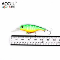 Leurre de pêche flottant AOCLU Wobblers Jerkbait Hard Bait Small Minnow Crank 40mm 2.5g Mini Shad Plongeant 0.8m