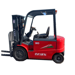 Carretilla elevadora eléctrica con certificación CE HELI CPD30 3T 3000kg Apilador alimentado por batería de carga automática - Product Image 1