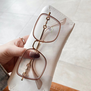 Lunettes de vue carrées de marque D, verres PC anti-lumière bleue, unisexe, taille moyenne S5 21050, origine Taizhou - Product Image 5