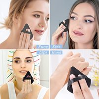 Lalasis Éponge de maquillage écologique pour le visage, poudre de fond de teint, accessoires de beauté propre, esponja maquillaje, ensemble d'éponges de maquillage