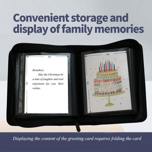 Juego de organizadores de tarjetas de felicitación, soporte para tarjetas de felicitación, carpeta para tarjetas de cumpleaños y Navidad - Product Image 5