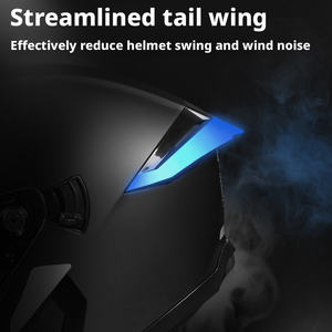 Casco Modular Combinado RNG, Color Negro Mate, Casco Integral para Motocicleta, Doble Visera, Homologado por DOT, Casco Abatible para Adultos, Hombre y Mujer - Product Image 4