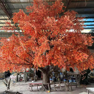 Pohon <span class=keywords><strong>Maple</strong></span> buatan kualitas tinggi Pohon Banyan emas besar dalam ruangan luar ruangan dekorasi tempat indah pohon lanskap tanaman - Product Image 1