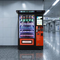 Fabricant de distributeurs automatiques d'extérieur XY Distributeur automatique de boissons et de collations réfrigérées à succès