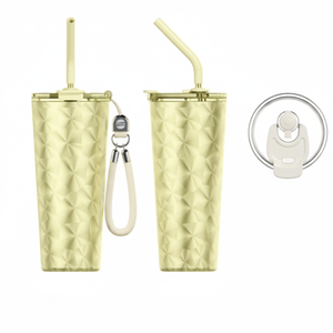Coffrets cadeaux personnalisés pour femmes, tasses à sublimation avec couvercle et poignée, en acier inoxydable <span class=keywords><strong>isotherme</strong></span>, souvenirs de mariage, tasses à boire, cuillère - Product Image 2