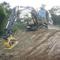 Compacteur de sol hydraulique pour grandes excavatrices (3-35 tonnes) Moteur haute efficacité 1700 tr/min Compacteur de route vibrant puissant
