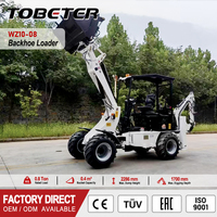 Untuk Mesin Diesel & Motor 29KW Mini Backhoe Loader 4x4 Pompa Hidrolik KYB Peralatan Konstruksi Wheel Loader