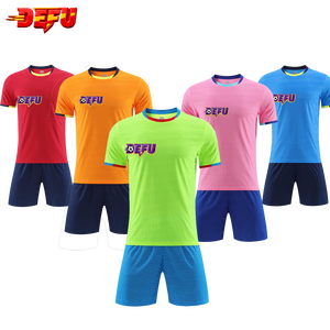 <span class=keywords><strong>Camiseta</strong></span> de Fútbol Personalizada, Tela Jacquard, Conjuntos Completos de Fútbol Unisex, <span class=keywords><strong>Camiseta</strong></span> de Entrenamiento, Camisetas de Fútbol Verdes, Azules y Rosas, Camisetas de Equipo - Product Image 1