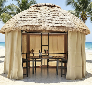 <span class=keywords><strong>Pergola</strong></span> en chaume de style hawaïen, directement de l'usine, avec finition thermolaquée et moustiquaires <span class=keywords><strong>pour</strong></span> balcon, plage, cour et patio - Product Image 3