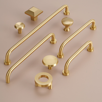 Poignées en laiton massif au design moderne pour armoires de cuisine, placards et tiroirs – Fabricant
