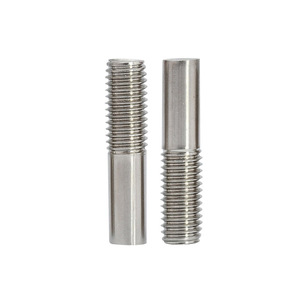 Bullone testa singola perno in acciaio inossidabile mezza filettatura barra dente vite 80mm lunghezza 50mm 25mm <span class=keywords><strong>biella</strong></span> Plain ASME DIN931 - Product Image 4