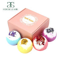 S & Soak vente en gros de marque privée soins de la peau de luxe douche bain hydratant ensemble de bombes de bain