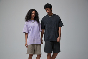 Camiseta Oversize de Algodón Pesado con Logo Personalizado Estilo Streetwear, Lavado Ácido y Estampado Vintage - Product Image 2