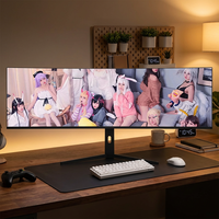 Wholesale 49 Inch IPS Curved Gaming Monitor 144Hz 5120x1440 32:9 Ultra Wide 5K 1ms Response Time Desktop PC Monitor