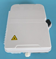 Boîtier de distribution de fibre optique FTTH 24 cœurs IP65 en PC+ABS pour extérieur, montage mural/poteau SC/LC