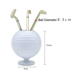 准备装运高尔夫球手球模型笔架高尔夫桌面礼品迷你笔架高尔夫纪念品