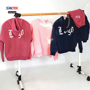Felpe con cappuccio personalizzate da <span class=keywords><strong>donna</strong></span>, pullover in pile con spalle scese, tinta unita, vestibilità ampia, maglione oversize da <span class=keywords><strong>donna</strong></span>, felpa con collo alto da <span class=keywords><strong>donna</strong></span> - Product Image 4