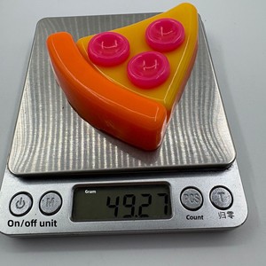 Juguete antiestrés de goma triangular con forma de pizza, de rebote lento, mini, simulación de éxito transfronterizo - Product Image 6