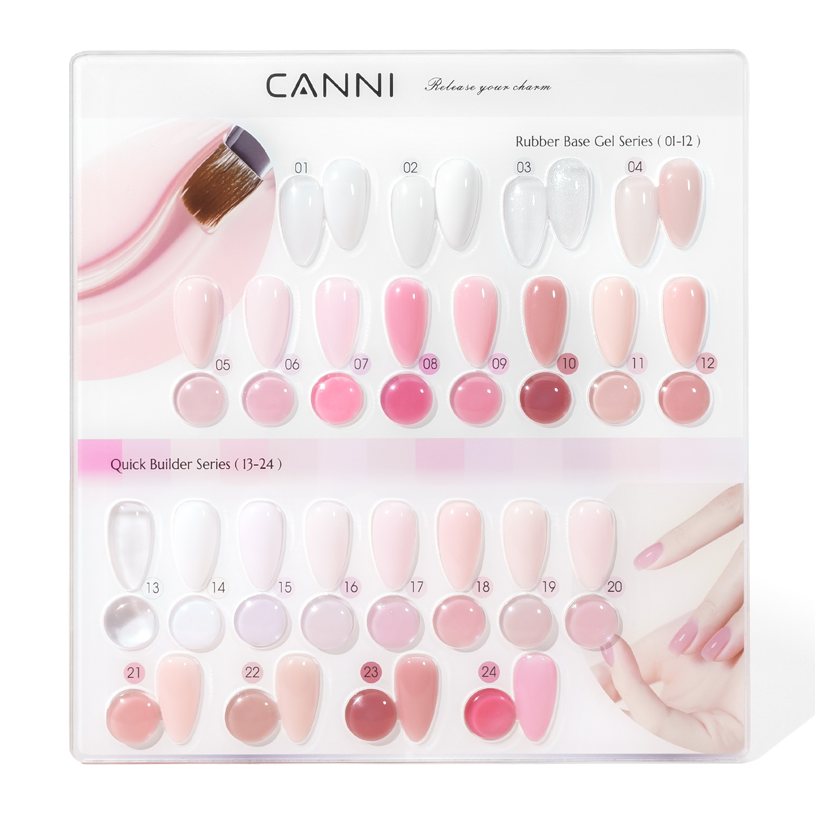 Color Chart (X01-X24)