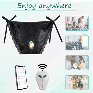 Groothandel Vrouwelijke Masturbatie App Afstandsbediening Draagbaar Ondergoed Vaginale Clitorale Stimulatie Orgasme <span class=keywords><strong>Massage</strong></span> Vibrator Seksspeeltje - Product Image 5