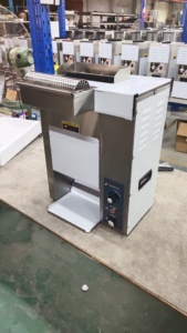 เครื่องทำเบอร์เกอร์อัตโนมัติแบบสายพานลำเลียงแนวตั้ง เกรดเชิงพาณิชย์ ยี่ห้อเบอร์เกอร์ปรินซ์ แคสเซิล สำหรับทำเบอร์เกอร์แบบเป็นชุดๆ พร้อมเครื่องปิ้งขนมปังแบบแมคโดนัลด์ - Product Image 2