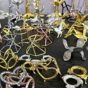 Оптовая продажа, различные металлические подставки для дисплея, базовые кристаллы, сферические Металлические Подставки Для Dec - Product Image 3