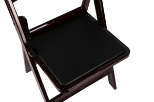 Silla Plegable de Resina de Caoba para Comedor Exterior de Hotel o Villa - Elegancia Clásica, Resistente al Agua, Ideal para Bodas y Eventos Especiales - Product Image 2